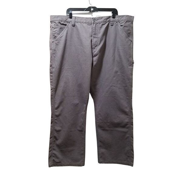 DieHard Duck Dungaree CarpenterJeans Men’s 44x30 Gray Heavyweight Canvas Pants
